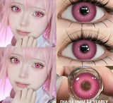 1Pair New Cosplay Colored Contact Lenses for Eyes Pink Lenses Blue Lens Eye Color Lens Yearly Halloween Contact Lenses