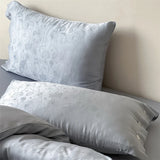 Lyocell Jacquard Soft Silky Cooling Bedding Set Single Double Queen King Duvet Cover Bed Sheet/Fitted Sheet Pillowcases 3/4Pcs