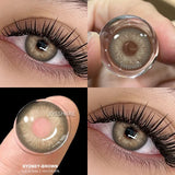 Fashion Colores Contact Lenses for Eyes Brown Contact Lens Gray Contact Lens Color Eye Contacts Eye Makeup Beauty Pupils