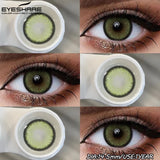 1Pair Fashion Colored Contact Lenses for Eyes Big Blue Eye Lens Natural Yearly Cosmetics Beauty Women Men Pupils