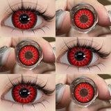 2Pcs/Pair Cosplay Contact Lenses Multicolored Contact Lenses Anime Accessories Anime Lenses Halloween Makeup Eye Contact