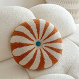 Sweet and Cute Milk Candy Round Plush Cartoon Living Room Decorative Cushion Non-Standard Soft Bed Pillow Plush Pillows
