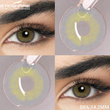 Blue Contact Lenses Colored Contacts for Eyes 1 pair Brown Eye Lenses Gray Lenses Yearly Cosmetic Makeup Eye Contacts