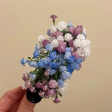 Gypsy Simulated Flower Bouquet Hair Clip High End Exquisite Hair Jewelry