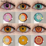 1 Pair Halloween Cosplay Contact Lenses  Rubi Ruby Cosplay Pink Lenses Purple Anime Lenses