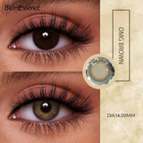 Natural Colored Contact Lenses for Eyes 1 Pair Green Lenses Fashion Makeup Lenses 42% Water Beauty Pupils
