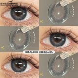 1 Pair Colored Contact Lenses for Eyes Natural Brown Contact Lenses Fashion Lenses Brown Eye Lens Softlenses