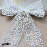 2PCS Curtain Tieback Clip Lace Bow-knot Tieback Clip Belt Tied Fashion Living Room Window Curtain Strap Buckle Home Decoration
