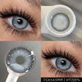 Colored Contact Lenses For Eyes 1pair Natural Eye Color Lens Cosmetic Soft Eye Lenses Beauty Pupils with Lens Case