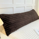 New 1PCS Rabbit plush pillowcase milk plush long pillowcase extended strip flannel pillowcase does not contain pillow core