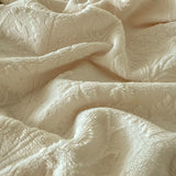 Luxury Thickened Carved Velvet Lace Ruffles Princess Bedding Set Queen King Size Plush Duvet Cover Bed Sheet Pillowcase