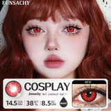 1 Pair Cosplay Makeup Contact Lenses for Eyes Halloween Essential Accessories Anime Cosplay Lens Yearly