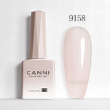 Nail Gel Polish HEMA FREE Translucent Jelly Gel Varnish Semi Transparent Super Glossy Ultra Consistency Round Shape Brush
