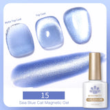 10ml Winter Water Light Cat Magnetic Gel Nail Polish Nail Supplies Vernis Semi Permanent Gel Christmas Xmas Gel
