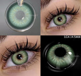 Black Colored Contact Lenses for Eyes 1 Pair Contact Lenses Natural Beauty Color Lens Eyes Yearly Use Fashion Lenses