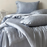 Lyocell Jacquard Soft Silky Cooling Bedding Set Single Double Queen King Duvet Cover Bed Sheet/Fitted Sheet Pillowcases 3/4Pcs