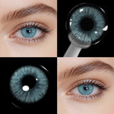 Colored Contact Lenses Lalens Angeles Brown Blue Green Color Contacts Eye Lens Eyes Half Year 2Pcs