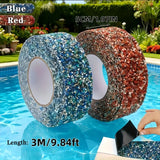 Anti Slip Rubber Tape Matte Particle Anti Slip Tape Waterproof Wear-Resistant Stair Tape: Home Outdoor Multi-Color Non-Slip