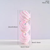New 3pcs Macaron Color System Foam Christmas Ball Creative Painting Christmas Ball Set Christmas Atmosphere Decorations