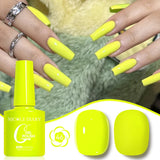 10ML Gel Nail Polish Solid Color Glass Gel Varnish Nail Art Gel Spring Summer Gel Nail Soak Off UV Gel Gel Vernis