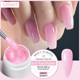 20ml Nude Pink Nail Extension Gel – UV/LED Soak-Off Builder Gel for Professional French Manicure