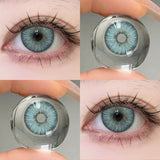 1 Pair Color Contact Lenses For Eyes Natural Gray Blue Beautiful Pupil Soft Natural Accessories Yearly Cosmetic Pupils
