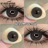 Fashion Colored Contact Lenses Gray Beauty Makeup Lenses Blue Lens Brown Eyes Contacts Yearly Green Eye Lens