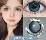 1 Pair Hot sales Color Contact Lenses with Diopter Myopia Eyes Halloween Cosplay Contacts Lens  Makeup Yearly