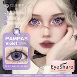 2Pcs Cosplay Contact Lenses Blue Anime Eye Lenses Halloween Red Makeup Beauty Pupils Purple Colored Eye Contacts Yearly
