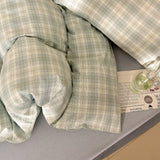 New All-cotton Class A Striped Washed Cotton Quilt Cover Skin-friendly and Comfortable Bedding Covers 160X210 220X240