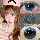 1 Pair Korean Natural Color Contact Lenses Degree Black Beautiful Pupil Fast Shipping Eye Lenses
