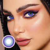 2pcs/pair Colored Contact Lenses Myopia Green Pixie Series Yearly Cosmetic For Eyes Lentillas Verdes