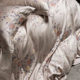 600TC Lyocell Cotton Flowers Jacquard Soft Silky Bedding Set Queen King Size Duvet Cover Bed Sheet/Fitted Sheet Pillowcases 4Pcs