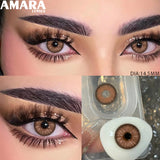 1 Pair Colored Contact Lenses Natural Fashion Brown Eye Lens Gray Contact Eye Lenses Blue Lenses Contacts for Dark Eyes