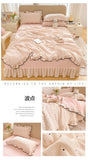 Summer Cooling Quilt Soft Skin-Friendly Air Conditioning Thin Blanket Single/Double Washable Home Textile Princess Wind Style