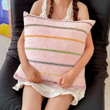 New class A sheep wool throw pillow cartoon small fresh throw pillow living room bedroom pillow 45x45cm