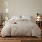 New Quality Brushed Single Duvet Cover Skin-friendly and Breathable Striped Checkered Quilt Cover