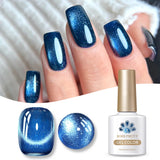 Grape Purple Colored Cat Magnetic Gel Nail Polish Blueberry Guava Passion Fruit Soak Off UV Varnish Nail Salon 10ml