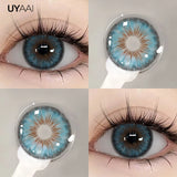 1 Pair Cleopatra Pupils Lens Yearly  For Eyes Blue Green Contact LensNatural Len Colorcon High Quality Lense