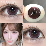New 1 Pair Natural Colored Pupils for Eyes Soft High Quality Brown Lenses Soft Brown Beautiful Pupil
