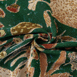 1pc Jungle Bunny Pattern Sofa Towel All-cover Jacquard Sofa Throw Blanket With Tassels Couch Protector Four Seasons Universal