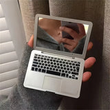 Hot Sale 1X High Quality Portable Creative Mirror Mini Makeup Mirror For Apple Notebook Macbook Air Apple Computer