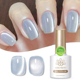 10ml Pink Gold Water Light Cat Magnetic Gel Polish HEMA TPO FREE Aurora Glitter Crystal Soak Off UV Varnish Manicure