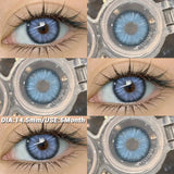 1pair Natural Colored Contacts Lens Blue Lenses Green Contacts Soft Beauty Makeup Pupils Brown Contact Lenses for Eyes