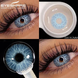 1pair Natural Colored Contact Lenses Brown Eye Lenses Gray Makeup Eyes Pupils Lens Yearly Green Beautiful Pupils Yearly