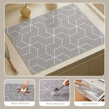 Fresh Floral Bath Mat Pastoral Garden Style Bathroom Rug Super Absorbent PVC Non-Slip Floor Mat Aesthetic Flower Shower Pad