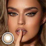 Natural Colored Contact Lenses for Eyes 1 Pair Brown Lenses Fashion Makeup Lenses 42% Water Beauty Pupils
