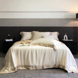 4Pcs Natural Bamboo Fiber Super Soft Silky Cool Feeling Skin-friendly Bedding Set Duvet Cover Bed Sheet/Fitted Sheet Pillowcases