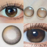 1 Pair Korean Lenses Contact Lenses for Eyes Natural Lenses Brown Beauty Pupils Soft Lens Makeup Fast Shipping