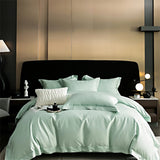 1000TC Egyptian Cotton Luxury Line Embroidery Wide Edge Hotel Style Bedding Set Duvet Cover Flat/Fitted Bed Sheet Pillowcases